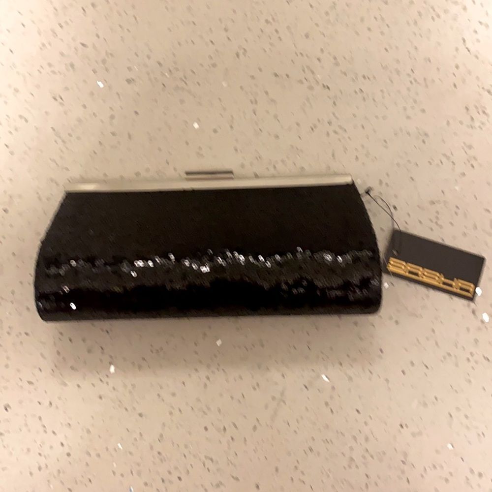 Sasha sequned black evening Bag new with tags